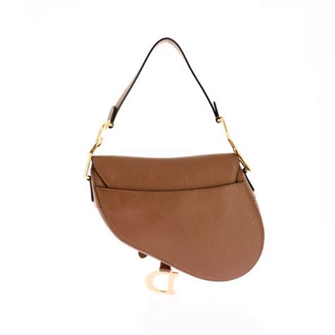 sac dior saddle cuir marron